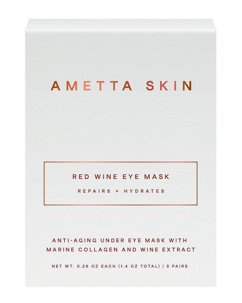 Red Wine Eye Masks Ametta Skin Care